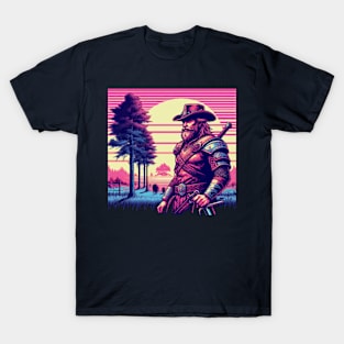 Viking Cowboy V1 - 8-bit T-Shirt